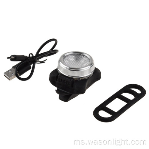 Set Lampu Basikal Isi Ulang USB COB Led